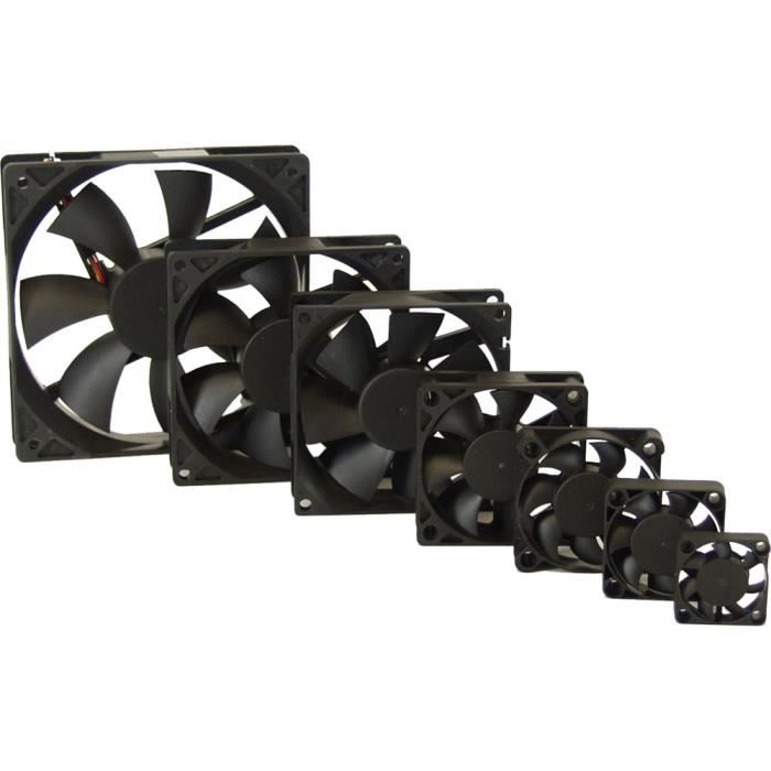 Ventilateur - TITAN - TFD-3007M12S - 30x30x7mm - Noir - Refroidissement efficace - Titan