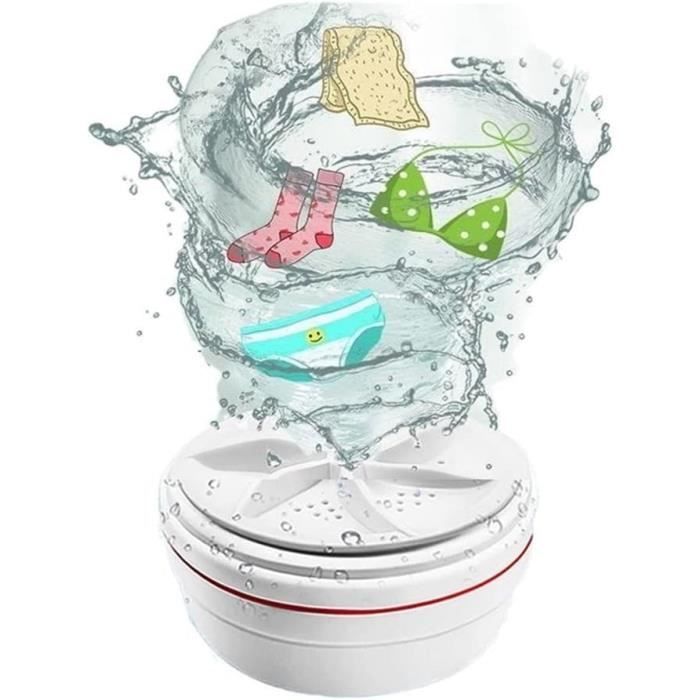 Machine a laver portable pimpimsky 8L10W 3 Modes de Nettoyage mini machine à laver pour sous Vêtements,Chaussette,Appartement - Electroménager