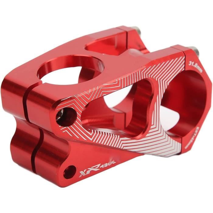Potence De Vélo Réglable Courte - Alliage Aluminium - Diamètre Guidon 31,8 Mm / Fourche 28,6 Mm - Longueur 35 Mm - Couleurs Rose, Bleu, Noir - Pour VTT, Route, BMX