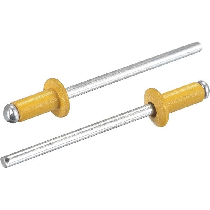 Rivetti in Plastica per Auto, Fydun 100 Pezzi Clip Fissaggio Pannelli