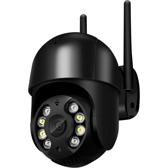 Caméra Surveillance Wifi Extérieure Ptz Caméra Ip 360°Couleur-Ir-Intelligente Intelligente