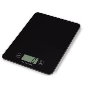 Balance de cuisine - WEIS - Modèle Noir - Capacité 5kg - Fonction tare incluse - Unités grammes et kilogrammes