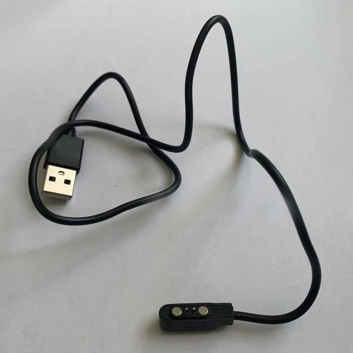 Câble Recharge Magnétique pour XTRADITECH Montre Connectée - Noir Câble Recharge Magnétique pour XTRADITECH Montre Connectée - Noir