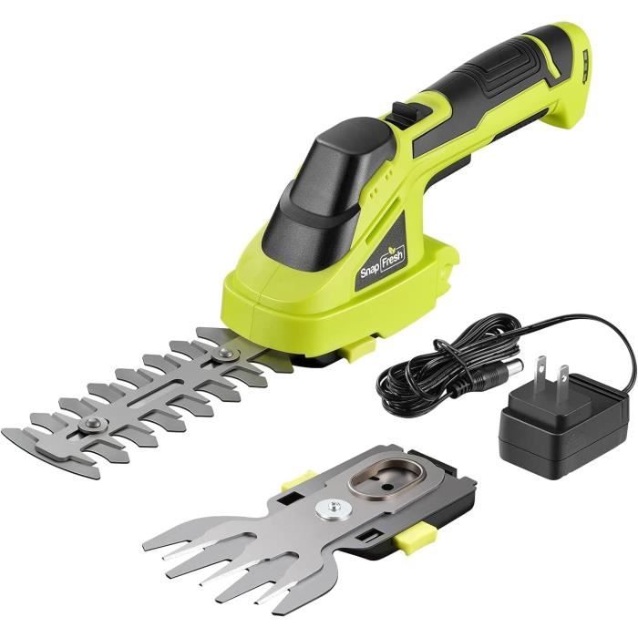 Cisaille à Gazon Et Taille-Haie Sans Fil - Rechargeable, Lame SK5, Léger (0.75 Kg) - Pour Petits Jardins - 1
