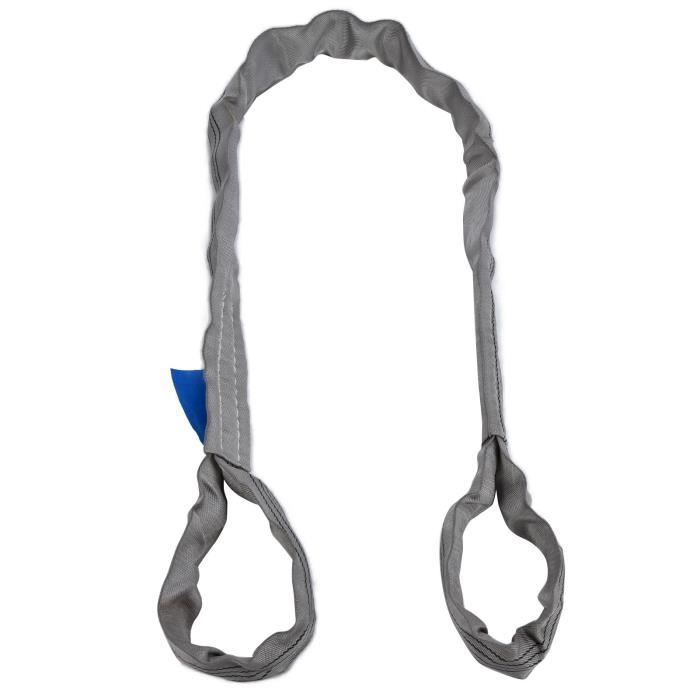Élingue De Levage 4 Tonnes - Sangle Plate En PES Renforcée, Haute Résistance, Idéale Pour Chantiers, Ports Et Transports - 14