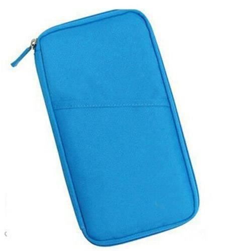 LOKLNEYK Portefeuille pour passeport bleu turquoise doré | FindTheDeal