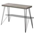 |7924Console Haute qualité - Table console Table d'appoint Armoire console Table de Salon 90 x 30 x 71,5 cm Gris-1