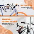 SOONTRANS Support Mural pour vélo, Crochet Vélo Pliable-Angle et Distance du Mur réglables Pour VTT, vélo de Rout, garage, intérieur-1