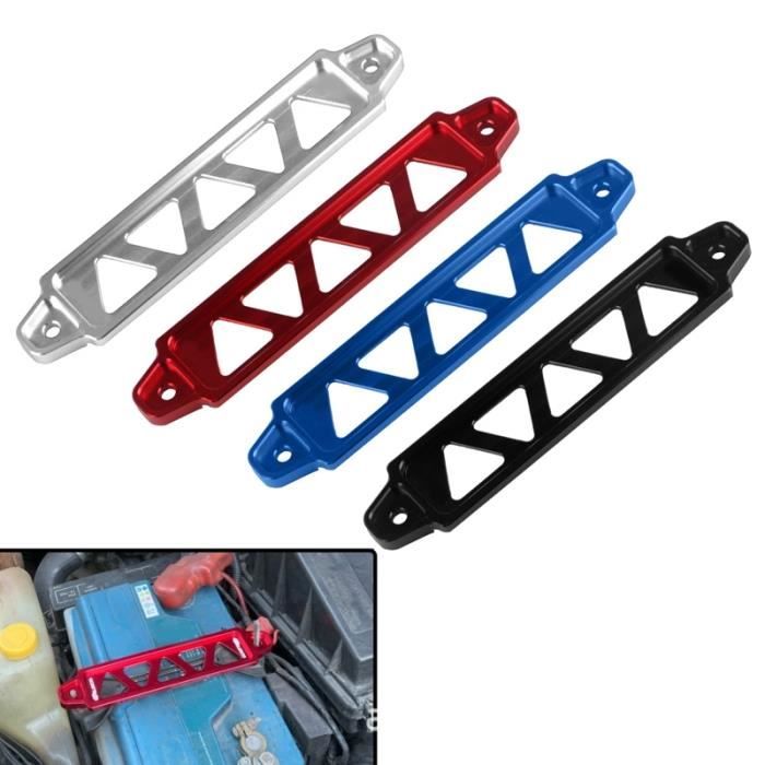 Support Batterie Aluminium Avec Sangle Pour TRAXXAS 1/8 6S MAXX SLASH 102076-4 - Pièce RC Rouge