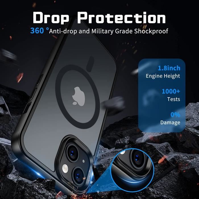 Protection écran Pour Apple iPhone 14 Pro Max 6.7 Verre Trempé , 2 Pack Protecteur  d'écran + 2 Pack Caméra Arrière Protecteur - Cdiscount Téléphonie