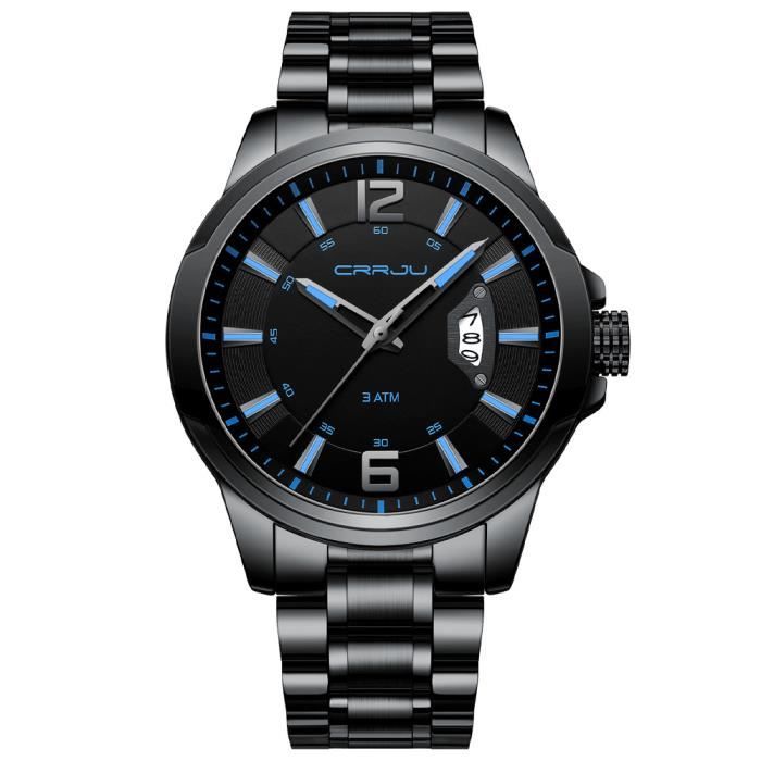 Montre Homme Marque pas cher quartz tanche date bracelet 2021 top