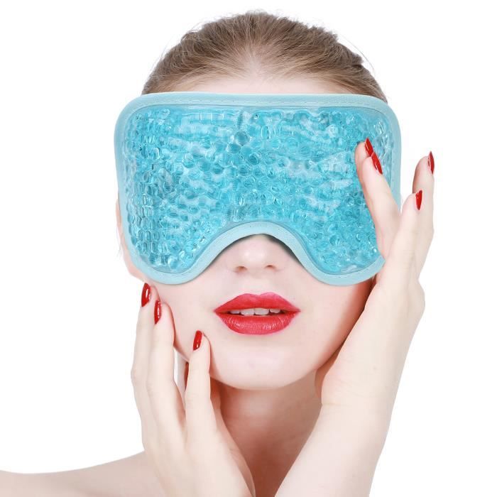 Masque Réutilisable Gel Chaud/froid Pour Les Yeux - Soin Cernes, Sommeil - Neuf