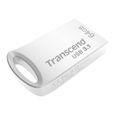 Clé USB TRANSCEND JETFLASH 710 - 64 Go - USB 3.1 - Placage Argent-2