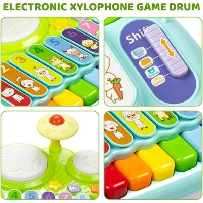 Enfants Xylophone Bois Enfants 1 2 3 Ans Jeux Bois Colorés Instruments