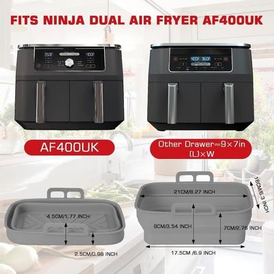 Accessoires, double panier Airfryer Accessoire compatible pour Ninja Foodi,  vortex instantané, friteuses à air