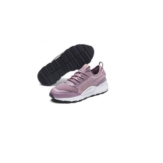 Baskets Puma RS 0 Trophy Elderberry Violet argent Cdiscount Chaussures