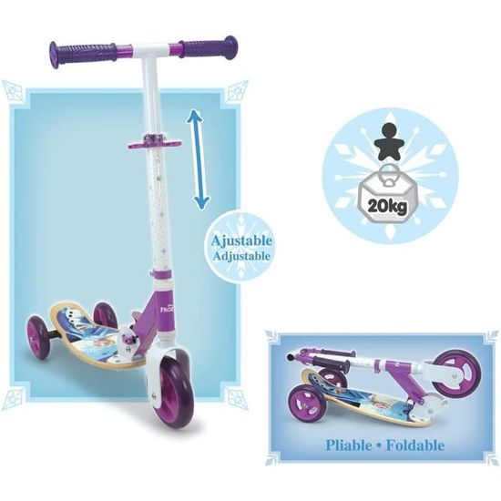 Pat Patrouille Jouet Smoby Trottinette La Reine Des Neiges - 2 Roues Pliable - Guidon Réglable - Frein Arrière - Pour Enfants Trottinette Enfant Reine Des Neiges Pat Patrouille Jouet Smoby Trottinette La Reine Des Neiges - 2 Roues Pliable - Guidon Réglable - Frein Arrière - Pour Enfants Trottinette Enfant Reine Des Neiges