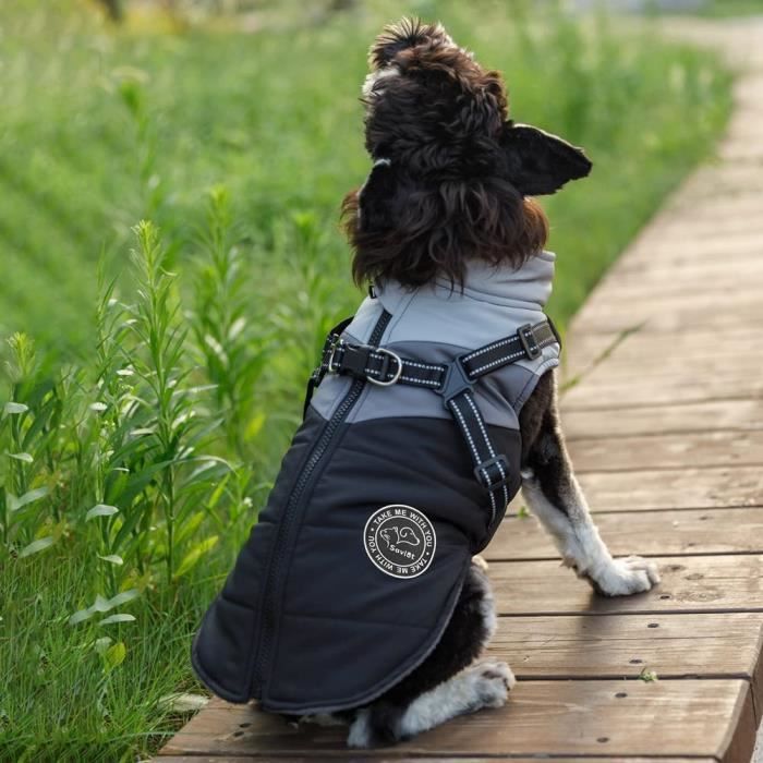 Manteaux D hiver Pour Chiens Savlot Manteau Chiot D hiver Chien Petit Harnais Veste Cdiscount