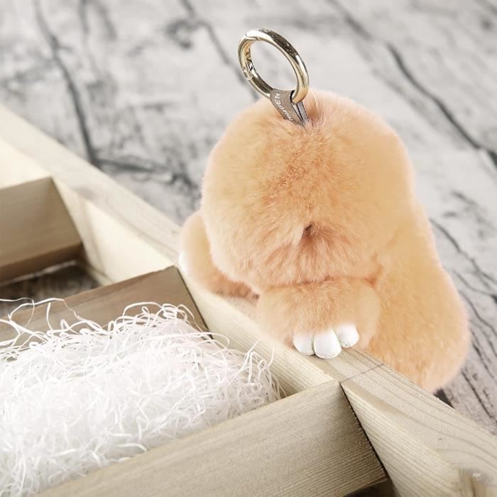 Porte-Clés Peluche Lapin Penelope Caramel