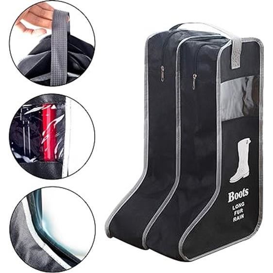 Lot De 2 Sacs De Rangement Portables Et étanches Pour Bottes