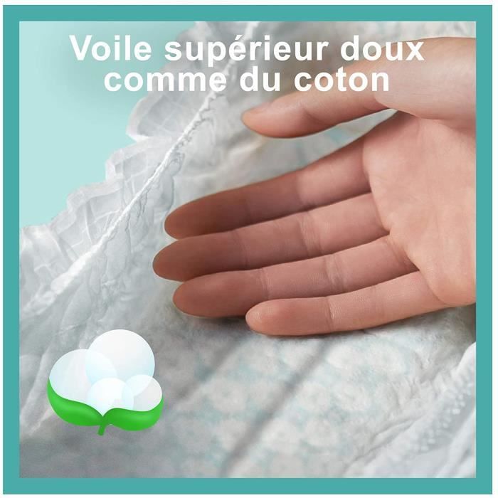 Couches Bébé Baby-Dry Taille 8 17Kg+ PAMPERS