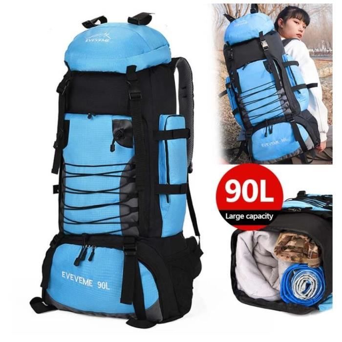 90L sac de voyage Camping sac dos randonn e arm e escalade sacs