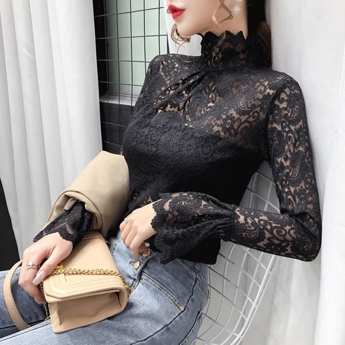Pull clearance femme dentelle