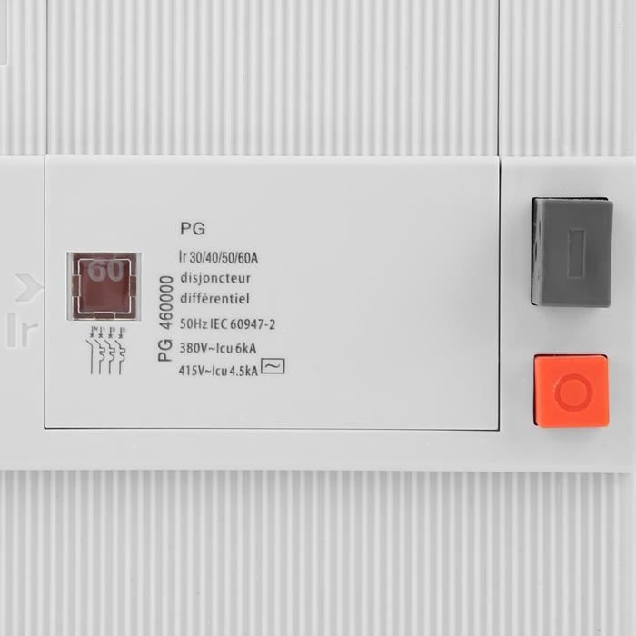 Disjoncteur Spa Intex LAM-30-60A 4 Pôles 50Hz / 60Hz Interrupteur D'air De Protection De Disjoncteur Basse Tension Dijoncteur 20 Ah