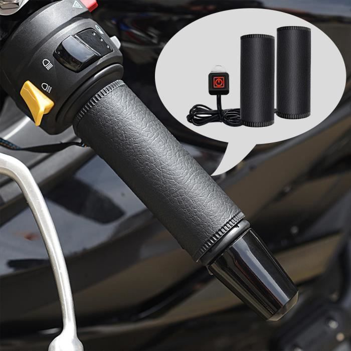 Poignées UFO Axiom Moto Cross – Triple Densité L120 Mm Noir/Gris/Blanc 22/24 Mm