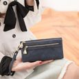 Pochettes portefeuilles pour femmes multifonctionnels de style long en cuir imprimé rétro sacs pour femmes coréennes-3