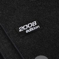 Tapis de Sol - J&J AUTOMOTIVE - Peugeot 3008 - Velours Noir - Sur Mesure - Antidérapant - Auto