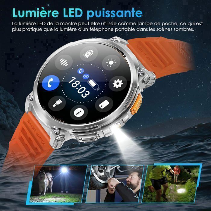 Montres Connectees Montre ConnectÃ©e Homme Elegante Montre