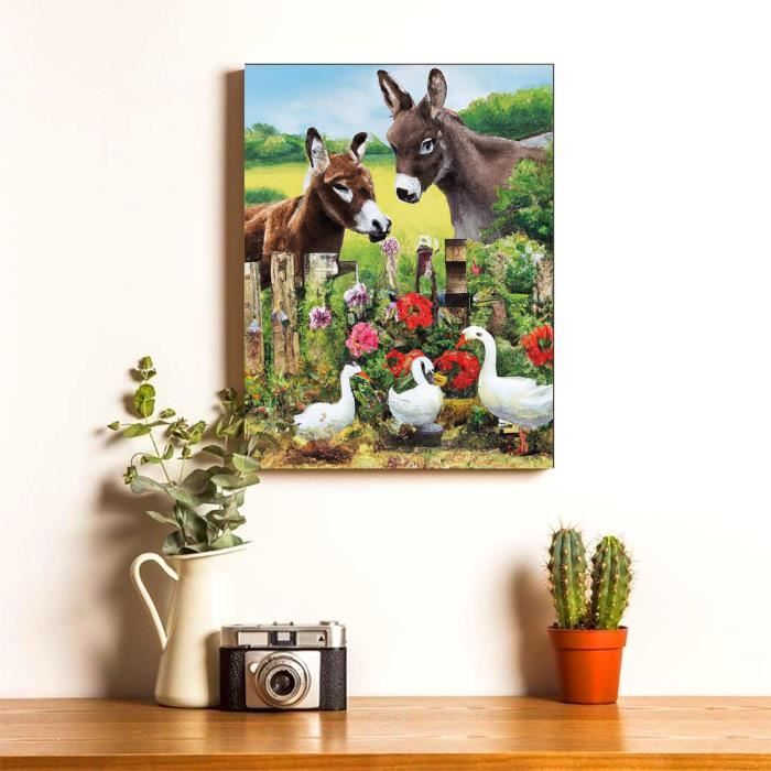 Reofrey Diamond Painting 5D Diamant Peinture Peinture à L