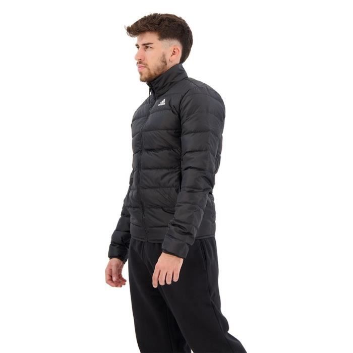 Adidas Essentials Veste l g re en duvet pour homme noir blanc noir blanc M