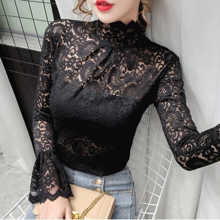 Pull dentelle femme pas cher new arrivals