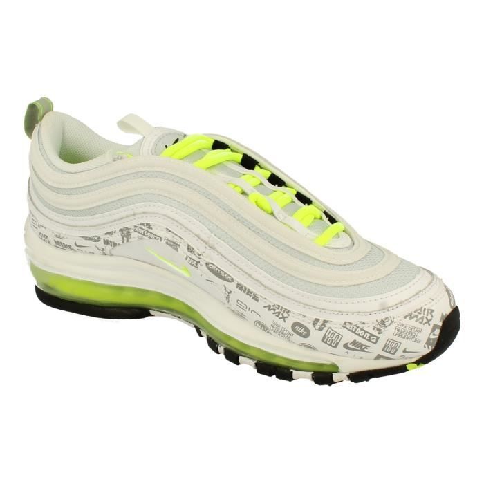Air max 97 2025 blanche et jaune fluo