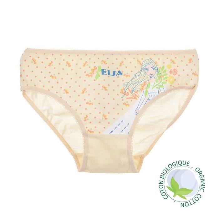 Culottes Coton Fille DISNEY La Reine des Neiges Lot de Violet  Enfant