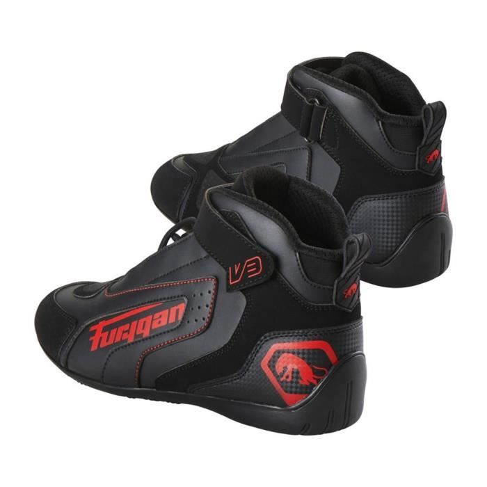 Chaussures moto Furygan V3 noir rouge 37 Cdiscount Auto