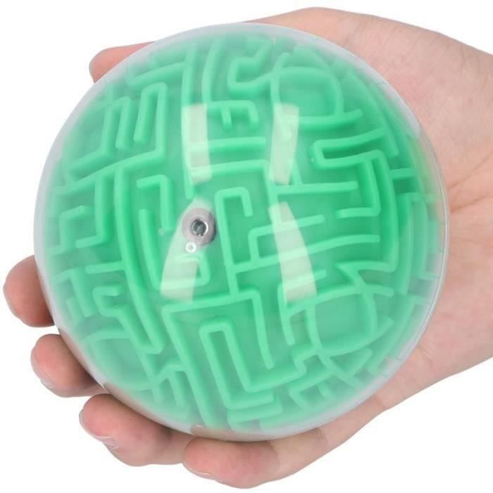 Cube Labyrinthe 3D – Jeu De Balle Magnétique – Casse-tête De Logique – Développe Concentration Et Coordination – Idéal Voyage