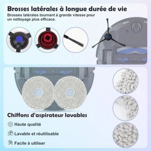 10 à Poussière Pour Aspirateur Robot Pour X2 COMBO T30S COMBO 6263 6031637866886