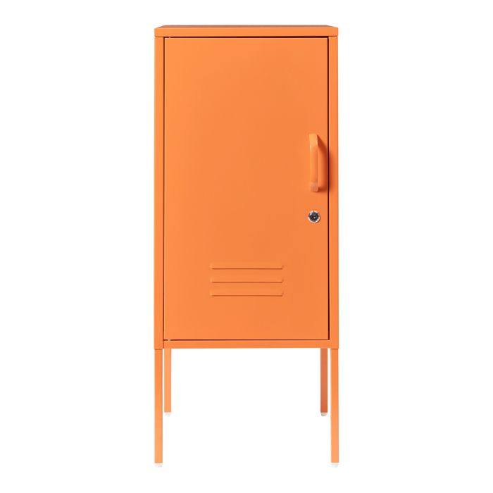 FAR - Table de chevet Orange 35x35x51 cm Acier - DX1022 - Maison