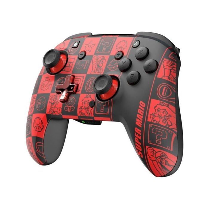 Turtle Beach Rematch Invincible Mario Manette sans fil w/brille dans le noir et sous licence