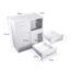 Coc Armoire De Rangement Debout Avec Plan De Travail En Bois Blanc