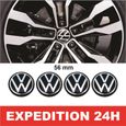 4x 56mm VW Logo Jante Cache Moyeu Centre De Roue Piqûres Emblème Pour Volkswagen 6N0 601 171-0