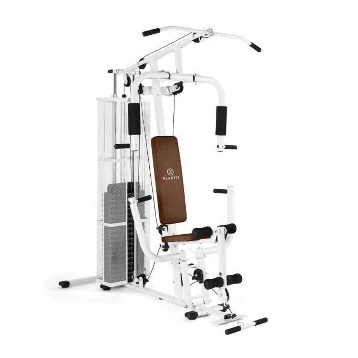 Klarfit Ultimate Gym 3000 Station De Musculation Multifonction Avec Presse Appareil Fitness Poids De 30 Exercices Possibles Prix Pas Cher Cdiscount