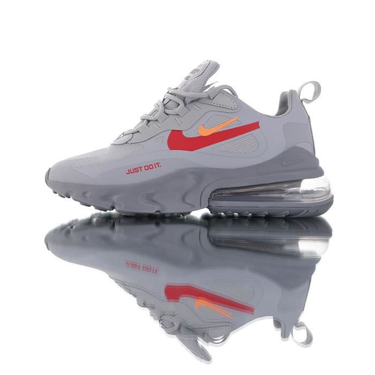 Air max 270 react grise orange