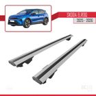 Barres De Toit Hook Alu Gris Pour Skoda Superb Combi 2024-2025 - 2 Barres Porte-Bagages