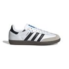 Chaussures Adidas Samba Og J pour Enfant Blanc - Lacets - Synthétique