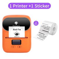 Phomemo-Mini imprimante d'étiquettes M110,étiqueteuse thermique,étiqueteuse portable pour les entreprises,câble de - M110-Orange