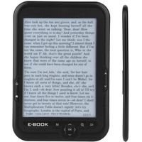 Xuyan Liseuse numérique E-book Reader portable 6 pouces 8 Go 800x600 300DPI avec Etui - Noir